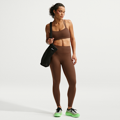 Nike Zenvy Women's High-Waisted Full-Length Leggings with No Front